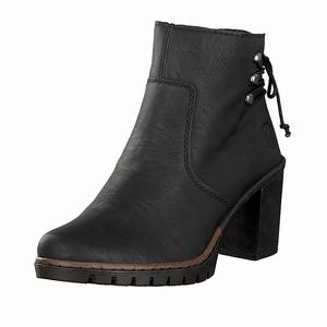 Rieker Y2568-00 Ankle Boots Damen Schwarz | 325419-UGP