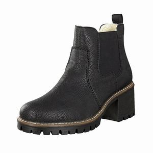 Rieker Y8650-00 Boots Damen Schwarz | 904538-AEM