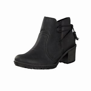 Rieker Y8880-00 Ankle Boots Damen Schwarz | 674123-AQI