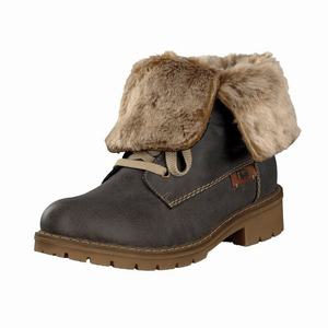 Rieker Y9122-45 Schnürstiefel Damen Grau | 802635-PRD