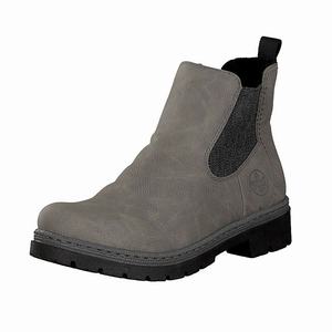 Rieker Y9460-40 Boots Damen Grau | 418250-ITN