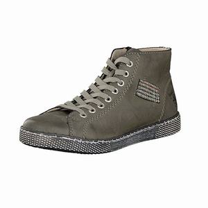 Rieker Z1223-45 Turnschuhe Damen Grau | 216579-ACW