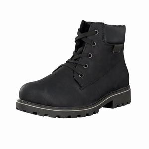 Rieker Z1420-00 Schnürstiefel Damen Schwarz | 219840-NAB