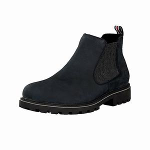 Rieker Z1470-14 Chelsea Boots Damen Blau | 047263-WUM