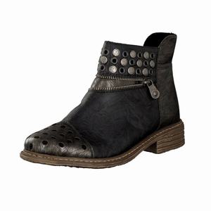 Rieker Z2163-90 Boots Damen Schwarz | 053792-TAF