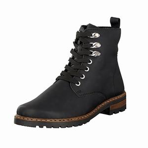 Rieker Z3930-01 Schnürstiefel Damen Schwarz | 697430-WUJ