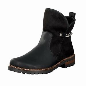 Rieker Z3960-01 Boots Damen Schwarz | 983620-DHQ