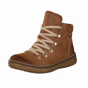 Rieker Z4233-24 Schnürstiefel Damen Braun | 360491-JYH