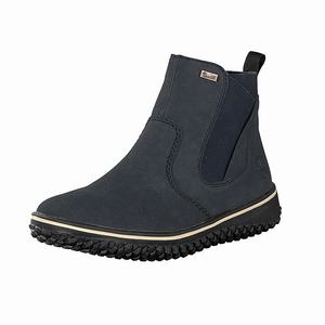 Rieker Z4294-14 Chelsea Boots Damen Blau | 947580-JKO