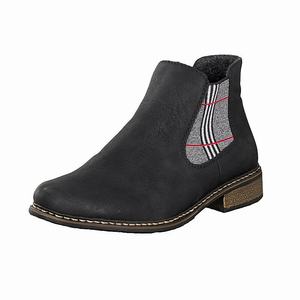 Rieker Z4994-02 Chelsea Boots Damen Schwarz | 948236-JCW