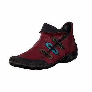 Rieker Z6582-00 Boots Damen Rot | 576381-VCE