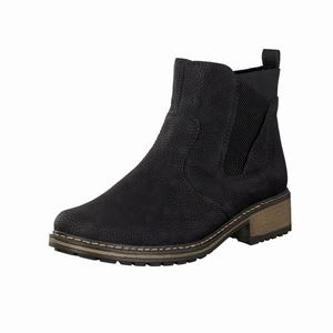 Rieker Z6854-01 Boots Damen Schwarz | 214590-HUC