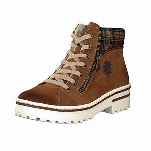 Rieker Z8135-24 Schnürstiefel Damen Braun | 316074-WVN