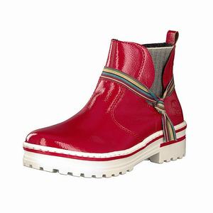 Rieker Z8190-33 Chelsea Boots Damen Rot | 237458-TWP