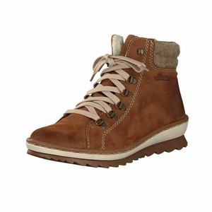 Rieker Z8610-24 Schnürstiefel Damen Braun | 398406-XGU