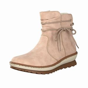 Rieker Z8653-33 Boots Damen Rosa | 614053-XNT