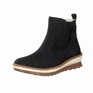 Rieker Z8694-00 Chelsea Boots Damen Schwarz | 180536-UQW