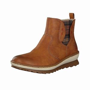 Rieker Z8698-24 Chelsea Boots Damen Braun | 851936-ALD