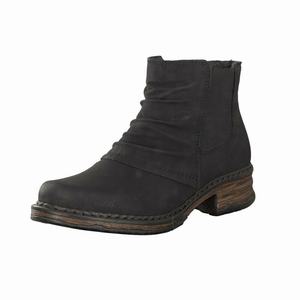 Rieker Z9993-00 Chelsea Boots Damen Schwarz | 372108-UXO